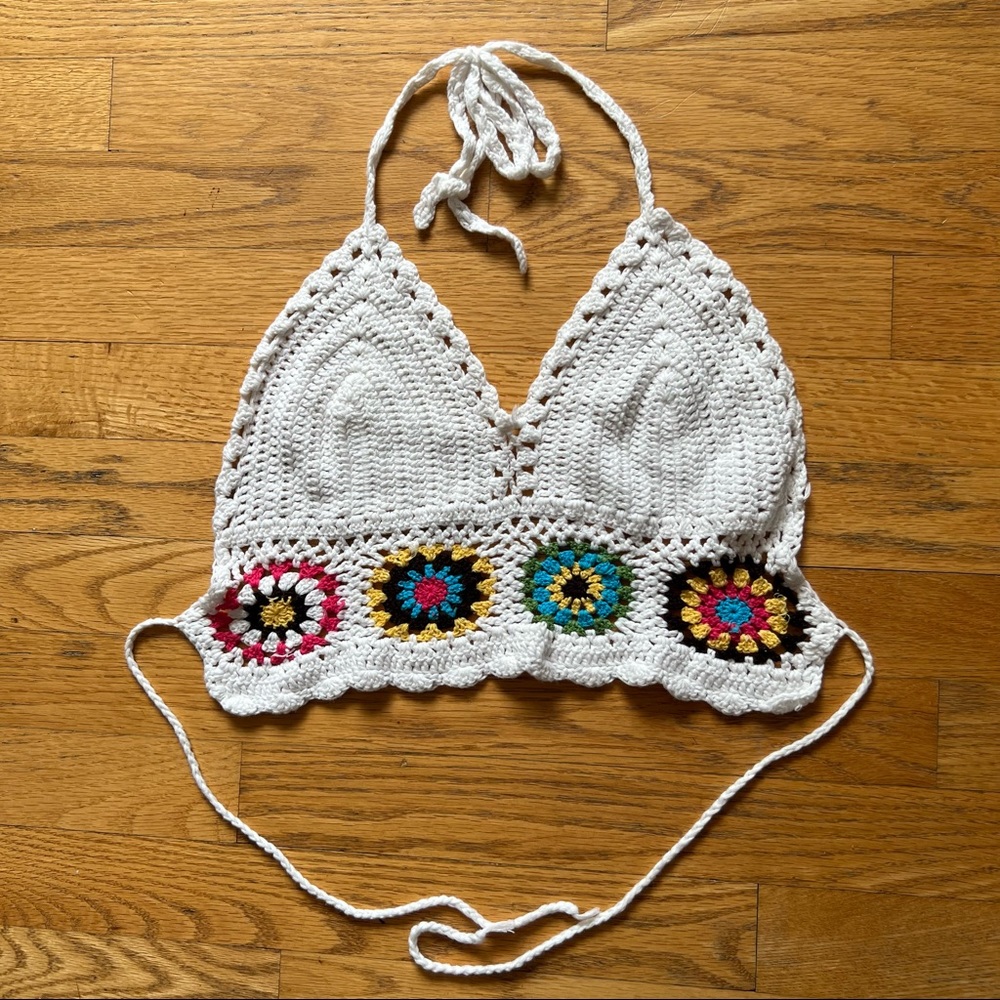Crochet Halter Crop Top